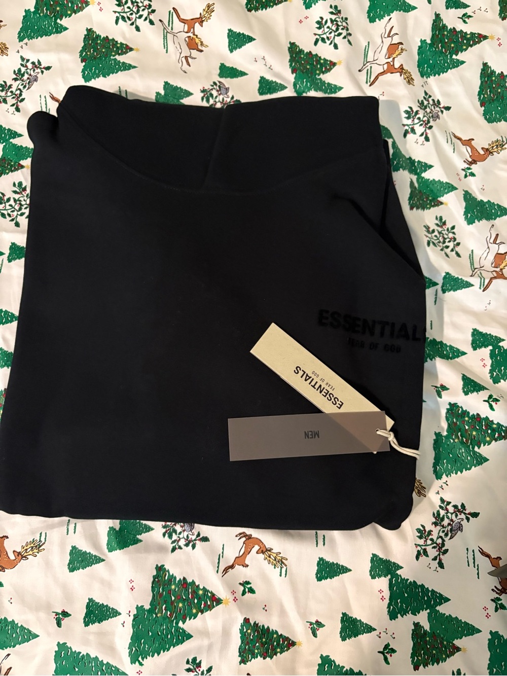 Fear of God Essentials Black Men's Sweater-BRAND NEW WITH TAGS
